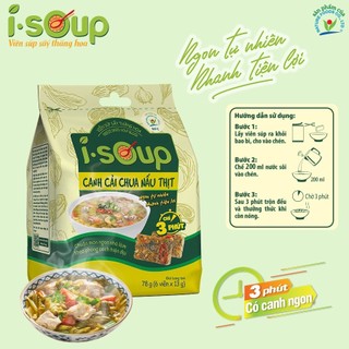 COMBO 3 VỊ CANH ăn liền 3 phút Khách chọn phân loại