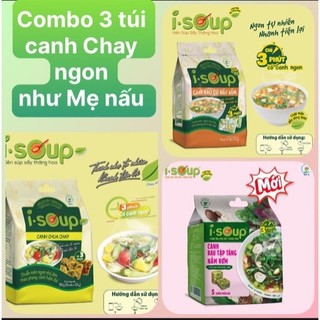 COMBO 3 VỊ CANH ăn liền 3 phút Khách chọn phân loại