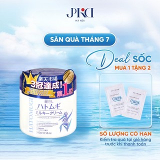 Kem Dưỡng Ẩm Hatomugi Trắng Da Moisturizing & Conditioning The Milky Cream 300g