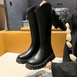 Bốt Nữ Cổ V Siêu Đẹp Hàng Cao Cấp