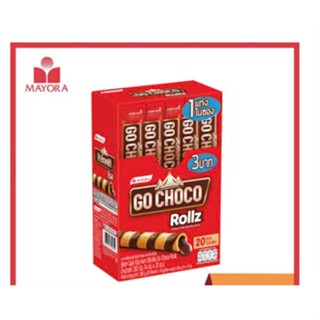  Bánh Quế Xốp Kem Socola Go Choco Rollz 280gr  14g*20 thanh  