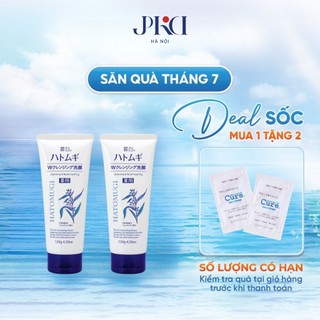 Sữa rửa mặt dưỡng ẩm, sạch nhờn hạt ý dĩ Hatomugi Nhật Bản 130g