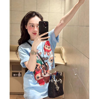 ÁO PHÔNG XANH DƯƠNG LABUBU 7CON