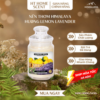 Nến thơm HIMALAYA - Sản phẩm nến thơm hương Lemon Lavender ngọt ngào nhẹ nhàng loại 140g/size M/size L