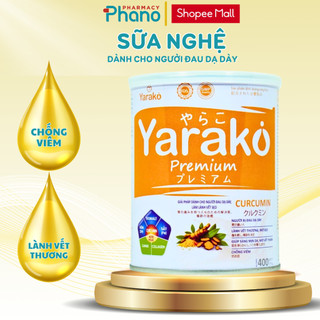 Sữa Nghệ YARAKO PREMIUM CURCUMIN Giải Pháp Dành Cho Người Dạ Dày Và Làm Lành Vết Sẹo Hộp 400g