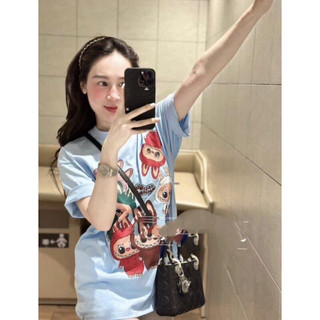 ÁO PHÔNG XANH DƯƠNG LABUBU 7CON