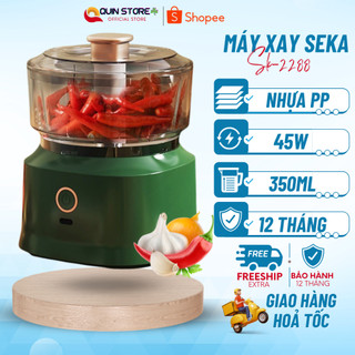 Máy xay thịt tỏi ớt mini đa năng cầm tay sạc điện cực kỳ tiện lợi 350ml, máy xay thực phẩm,xay tỏi ớt hành, xay rau củ