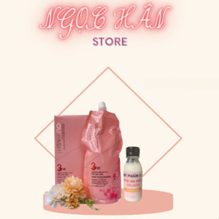 Kem Duỗi Ép Tóc Hoa Anh Đào 1 Lần Không Cần Dùng Dập Định Hình Lần 2