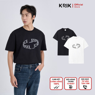 Áo Phông Nam KRIK Chất Liệu Cotton Cao Cấp Form Classic Phóng Khoáng Họa Tiết In 3D Tạo Điểm Nhấn AP1266