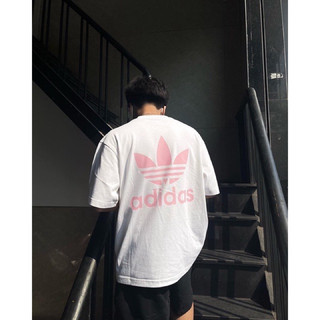 Áo Thun Adi-das Logo Lưng Hot Trend Form Unisex Nam Nữ - Chất Liệu 100% Cotton Co Dãn 2 Chiều - Áo Full Tem Tag Túi Zip