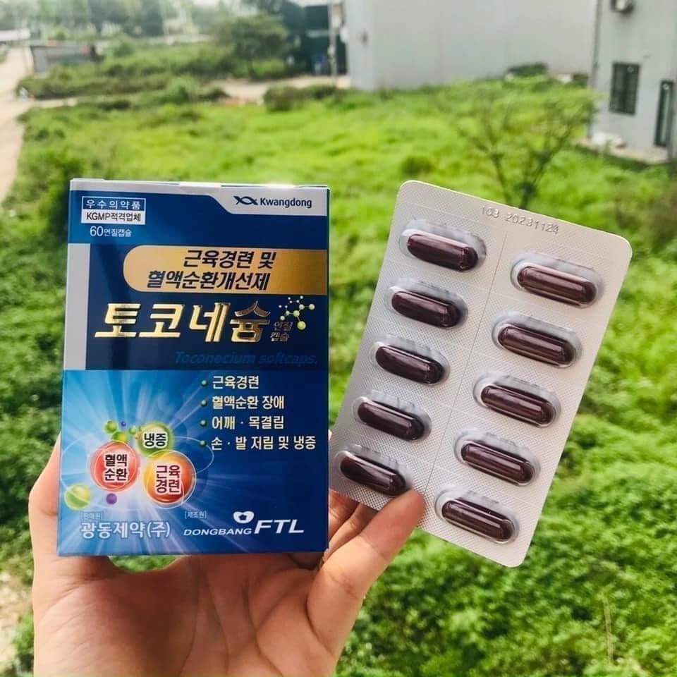 Viên uống hỗ trợ giảm chống tê bì chân tay hỗ trợ hoạt huyết Kwangdong Hàn Quốc hộp 120 viên