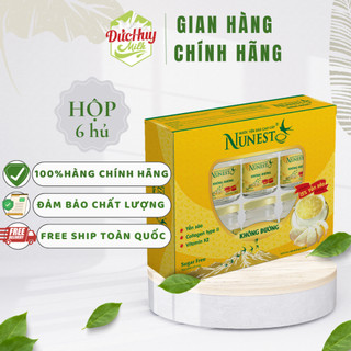 Hộp yến sào cao cấp không đường Nunest (6 lọ x 70ml) _Duchuymilk