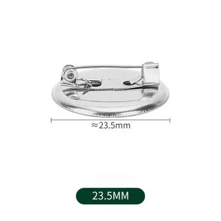 Set 10 Phôi Pin Cài Áo Đế Tròn