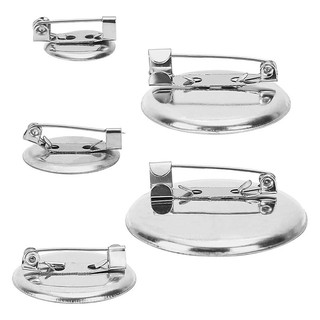 Set 10 Phôi Pin Cài Áo Đế Tròn