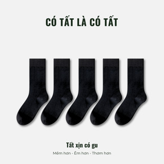 Combo 5 đôi tất cổ cao nam Fullden dày dặn thoáng mát _ Có Tất Là Có Tất