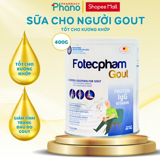 SỮA PHOTECPHAM GOUT Chuyên Biệt Hỗ Trợ Cho Người Bị Gout Chính Hãng 400g