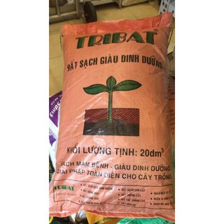 đất trồng tribat 20 dm3,nguyên bao nhà sản xuất,tốt cho cây trồng