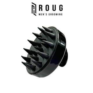 Lược gội đầu Roug Men's Grooming cao cấp màu đen chất liệu Silicone