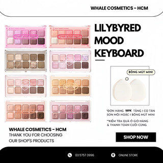 Phấn Mắt Lilybyred Mood Keyboard Eyeshadow 10.5g
