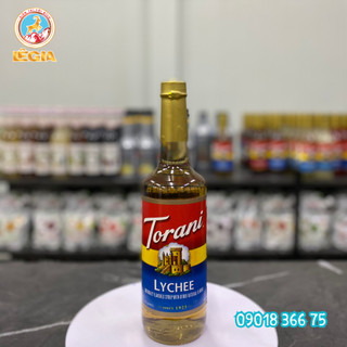 SYRUP TORANI VẢI - LYCHEE TORANI SYRUP (CÓ CHAI CHIẾT LẺ)