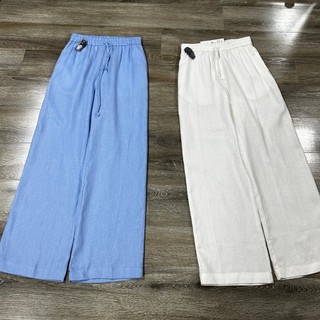 Quần linen tưng lưng thun 2 màu