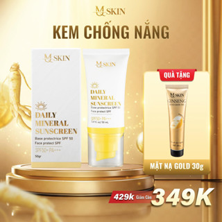 Kem Chống Nắng Sâm Vàng MQ SKIN - UV Protection Sunblock 50g