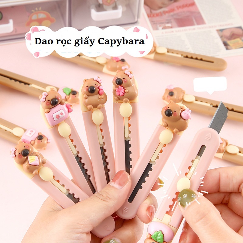 Dao rọc giấy Capybara Mim Mim Store DTHUCUNG105