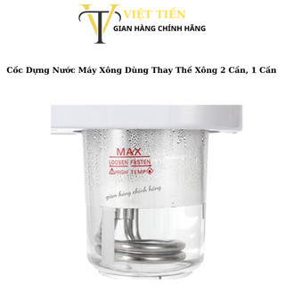 Bình máy xông hơi 1 | cần, 2 cần xông kl838 - kl839 cốc đựng nước máy xông spa.