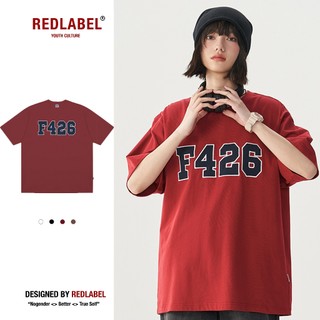 Áo Thun REDLABEL F426, Áo Phông Unisex Form Rộng Tay Lỡ Cao Cấp Cá Tính Chất Cotton 250gsm