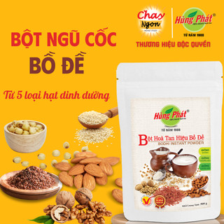 Bột ngũ cốc bồ đề từ 5 loại hạt dinh dưỡng - bột hòa tan thực dưỡng bồ đề không đường hùng phát