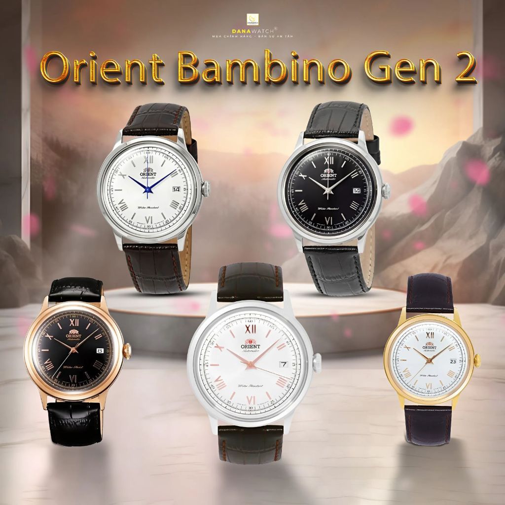 Đồng hồ Nam Orient Bambino Gen 2 FAC00009W – Tặng  gói bảo hành kim cương