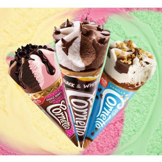 Kem ốc quế Wall's Cornetto cây 66g các vị