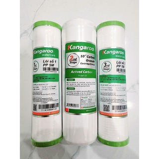 Combo 3 lõi lọc thô kangaroo, lõi lọc 123 kangaroo chính hãng