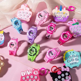 Đồng hồ trẻ em kèm máy chơi game Pop It MANY