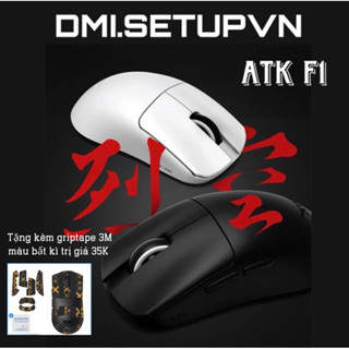 [TẶNG KÈM DONGLE 8k] Chuột gaming ATK F1 | PAW3950 - Chip Nordic 52840 hỗ trợ 8K / tặng kèm dongle 8k