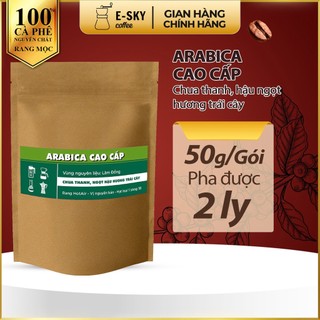 Mẫu Thử Cà Phê Rang Xay Nguyên Chất E-sky Coffee Cafe Pha Phin 50gr