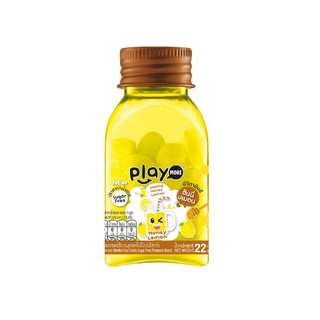 Kẹo the không đường hương chanh mật ong Playmore hũ 22g HSD 11/2024