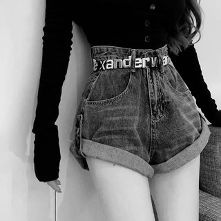 HV - [ xả kho] Quần short jean gấp gấu khuy sườn