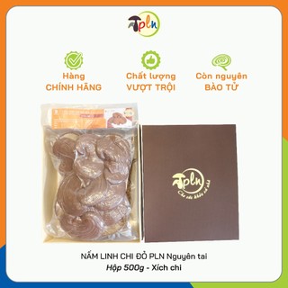 Nấm linh chi đỏ pln - nguyên tai. hộp 500g - xích chi