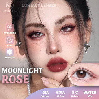 Lens Mắt Kính Áp Tròng Hiệu Ứng Filter Moonlight Rosé