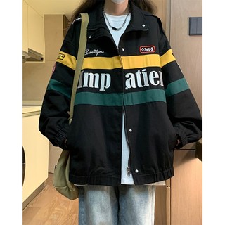 Áo khoác bomber phi công - áo khoác bóng chày impatient 2 lớp chất kaki dày dặn phong cách vintage