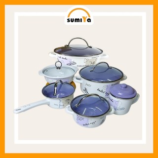 Nồi nấu bếp từ, nồi tráng men, nồi bếp từ - Family Cooking - Sumiya