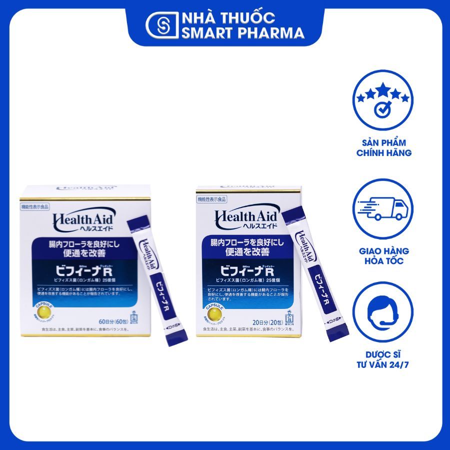 Men Vi Sinh Hỗ Trợ Tiêu Hóa Bifina Health Aid loại R-Nội địa Nhật