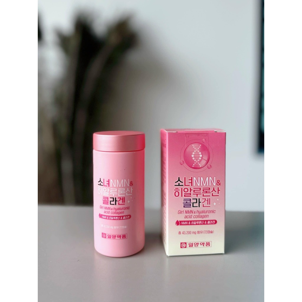 Viên Uống Trắng Da Girl NMN Và Hyaluronic Acid Collagen giúp dưỡng trắng da ngăn ngừa lão hóa Hàn Quốc