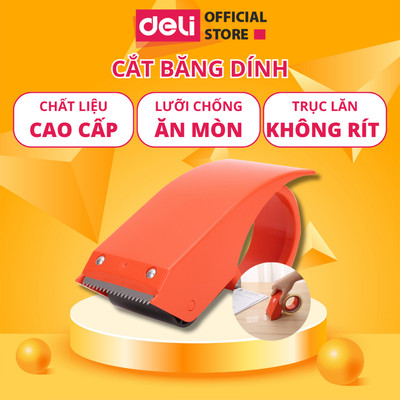 Dao Cắt Băng Dính Đóng Gói Đơn Hàng DELI Có Thể Cắt Cuộn Tối Đa Kích Thước 48MM×150Y