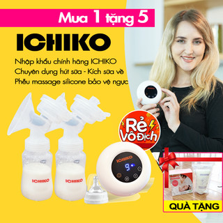 Máy Hút Sữa Điện Đôi Ichiko Nhật Bản ( Tặng Kèm Quà Của Hãng )