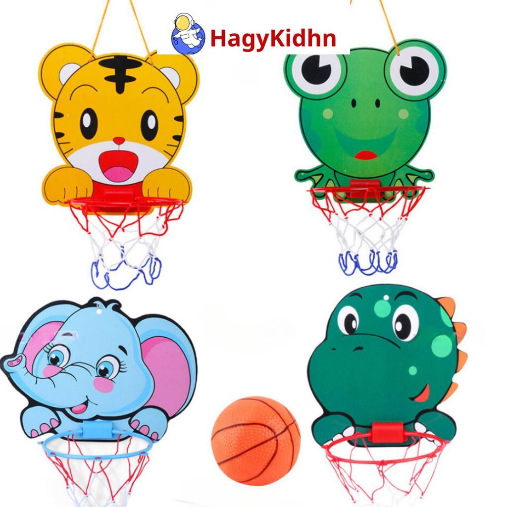 Bóng Rổ Treo Tường Hagykidhn Trò Chơi Thể Thao Giúp Bé Rèn Luyện Sức Khỏe, Phát Triển Chiều Cao