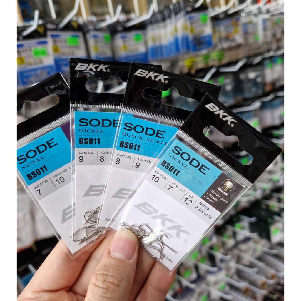 Lưỡi câu cá hãng BKK - Lưỡi SODE NICKEL BS011