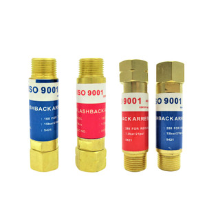 Van chống cháy ngược gió đá (oxy/gas) gắn vào đèn và đồng hồ