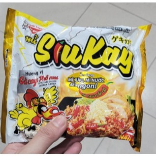 Mì Siêu Cay gà cay phô mai, siukay 7 cấp độ của acecook 127g mì và phở acecook siukay mì trộn mì xào nước